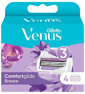 تیغ یدک ژیلت مدل Venus Comfortglide بسته 4 عددی